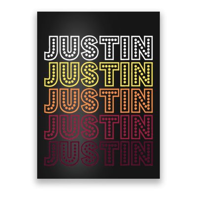Funny Justin First Name Justin Poster