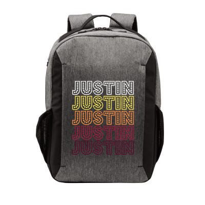 Funny Justin First Name Justin Vector Backpack
