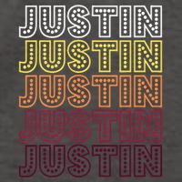 Funny Justin First Name Justin Vector Backpack