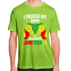 Funny Juneteenth Gamer Black Pride Black History Month Meaningful Gift Adult ChromaSoft Performance T-Shirt