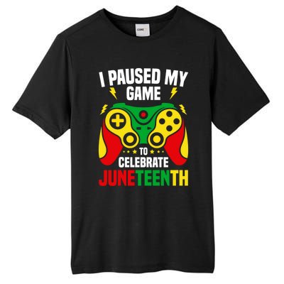 Funny Juneteenth Gamer Black Pride Black History Month Meaningful Gift Tall Fusion ChromaSoft Performance T-Shirt