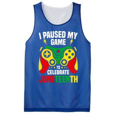 Funny Juneteenth Gamer Black Pride Black History Month Meaningful Gift Mesh Reversible Basketball Jersey Tank