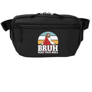 Funny Jesus Gifts Christian Bruh Read Your Bible Crossbody Pack