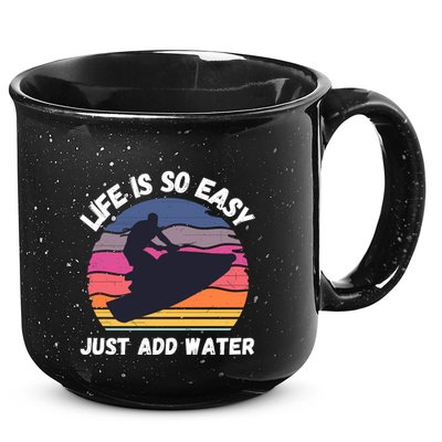 Funny Jetski Gift Jetskiing Jet Ski Accessory Cute Gift 15oz Campfire Ceramic Mug