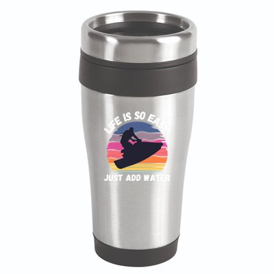 Funny Jetski Gift Jetskiing Jet Ski Accessory Cute Gift 16oz Travel Tumbler