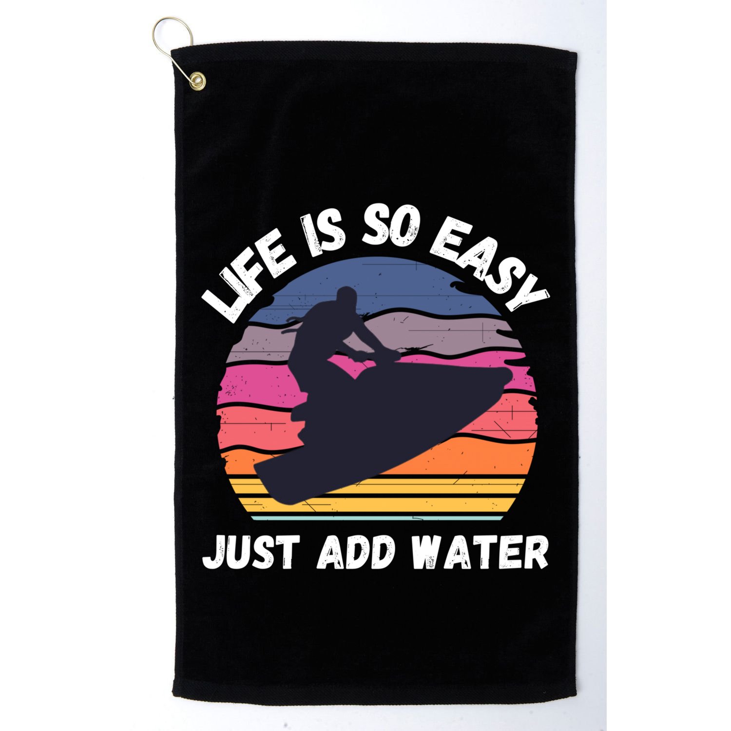Funny Jetski Gift Jetskiing Jet Ski Accessory Cute Gift Golf Towel
