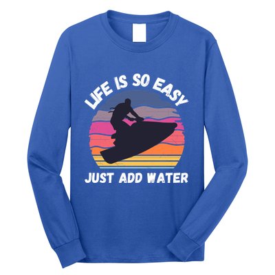 Funny Jetski Gift Jetskiing Jet Ski Accessory Cute Gift Long Sleeve Shirt