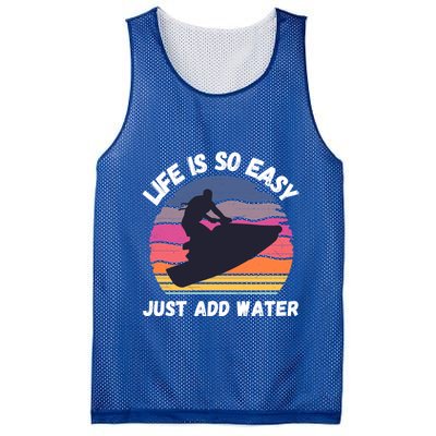Funny Jetski Gift Jetskiing Jet Ski Accessory Cute Gift Mesh Reversible Basketball Jersey Tank