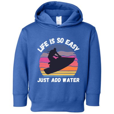 Funny Jetski Gift Jetskiing Jet Ski Accessory Cute Gift Toddler Hoodie