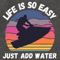 Funny Jetski Gift Jetskiing Jet Ski Accessory Cute Gift Vector Backpack