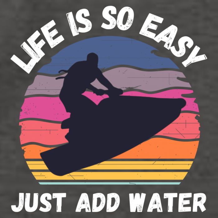 Funny Jetski Gift Jetskiing Jet Ski Accessory Cute Gift Vector Backpack