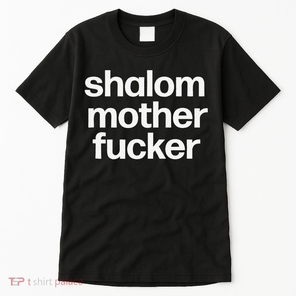 Funny Jewish Hebrew Hanukkah Gift Shalom Mother Fucker Tall T-Shirt