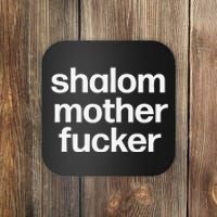 Funny Jewish Hebrew Hanukkah Gift Shalom Mother Fucker Coaster