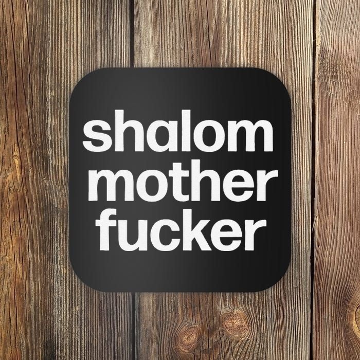 Funny Jewish Hebrew Hanukkah Gift Shalom Mother Fucker Coaster