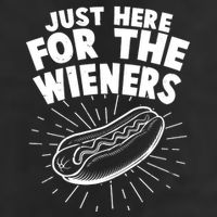 Funny Just Here For The Wieners Hotdog Lover Bbq Adult Drive Performance Visor