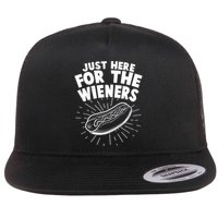 Funny Just Here For The Wieners Hotdog Lover Bbq Flatbill Hat