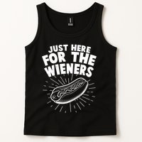 Funny Just Here For The Wieners Hotdog Lover Bbq Tank Top