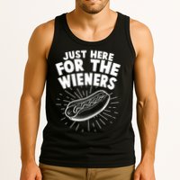 Funny Just Here For The Wieners Hotdog Lover Bbq Tank Top
