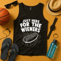 Funny Just Here For The Wieners Hotdog Lover Bbq Tank Top