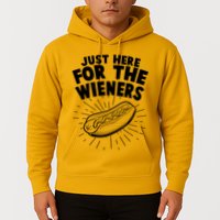Funny Just Here For The Wieners Hotdog Lover Bbq Hoodie