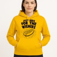 Funny Just Here For The Wieners Hotdog Lover Bbq Hoodie