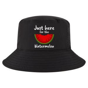 Funny just here for the watermelon Watermelon  Cool Comfort Performance Bucket Hat