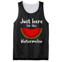 Funny just here for the watermelon Watermelon  Mesh Reversible Basketball Jersey Tank