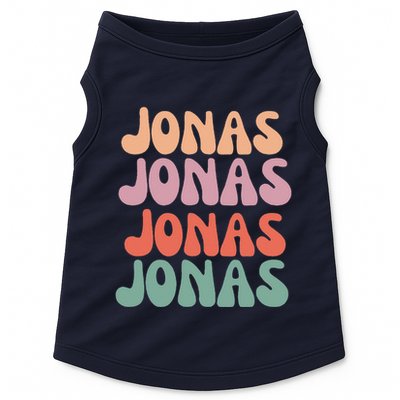Funny Jonas Has First Given Name Is Pride Vintage Doggie Tank