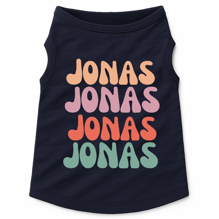 Funny Jonas Has First Given Name Is Pride Vintage Doggie Tank