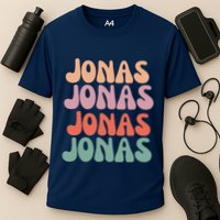 Funny Jonas Has First Given Name Is Pride Vintage Performance Shirt