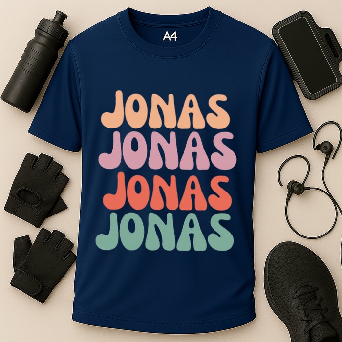 Funny Jonas Has First Given Name Is Pride Vintage Performance Shirt