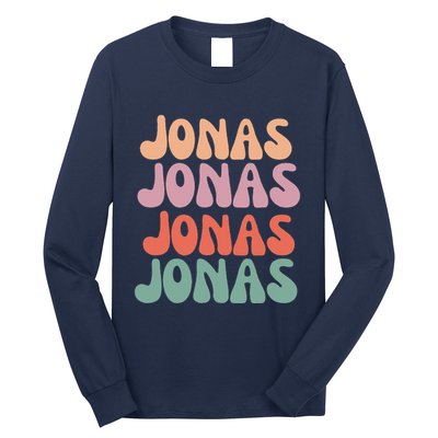 Funny Jonas Has First Given Name Is Pride Vintage Long Sleeve Shirt