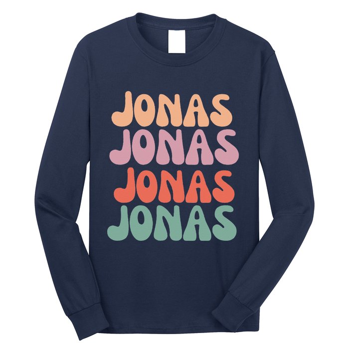 Funny Jonas Has First Given Name Is Pride Vintage Long Sleeve Shirt