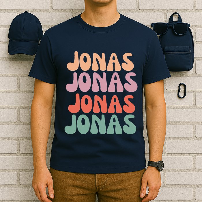 Funny Jonas Has First Given Name Is Pride Vintage T-Shirt