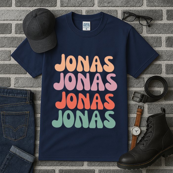 Funny Jonas Has First Given Name Is Pride Vintage Tall T-Shirt
