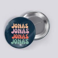 Funny Jonas Has First Given Name Is Pride Vintage Button
