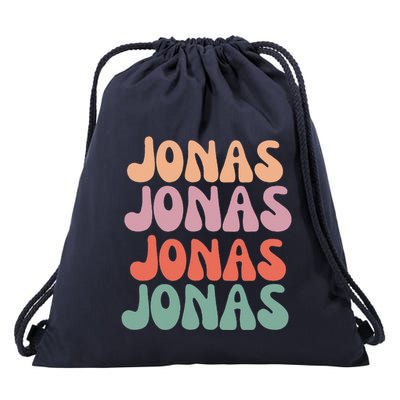 Funny Jonas Has First Given Name Is Pride Vintage Drawstring Bag
