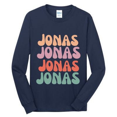 Funny Jonas Has First Given Name Is Pride Vintage Tall Long Sleeve T-Shirt