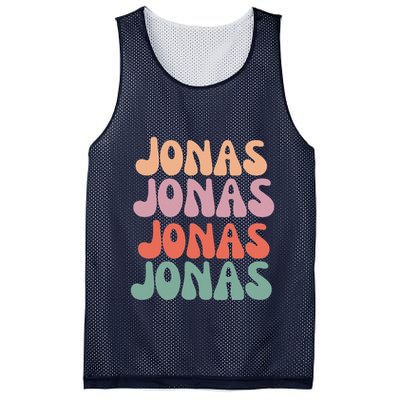 Funny Jonas Has First Given Name Is Pride Vintage Mesh Reversible Basketball Jersey Tank