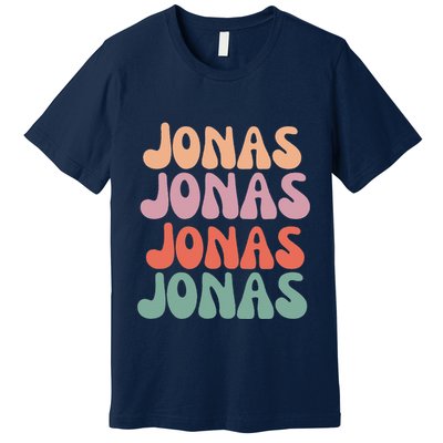 Funny Jonas Has First Given Name Is Pride Vintage Premium T-Shirt