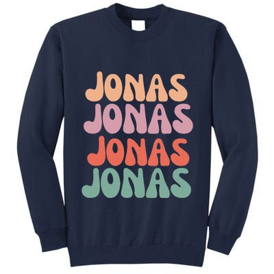 Funny Jonas Has First Given Name Is Pride Vintage Tall Sweatshirt