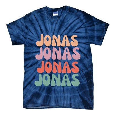 Funny Jonas Has First Given Name Is Pride Vintage Tie-Dye T-Shirt