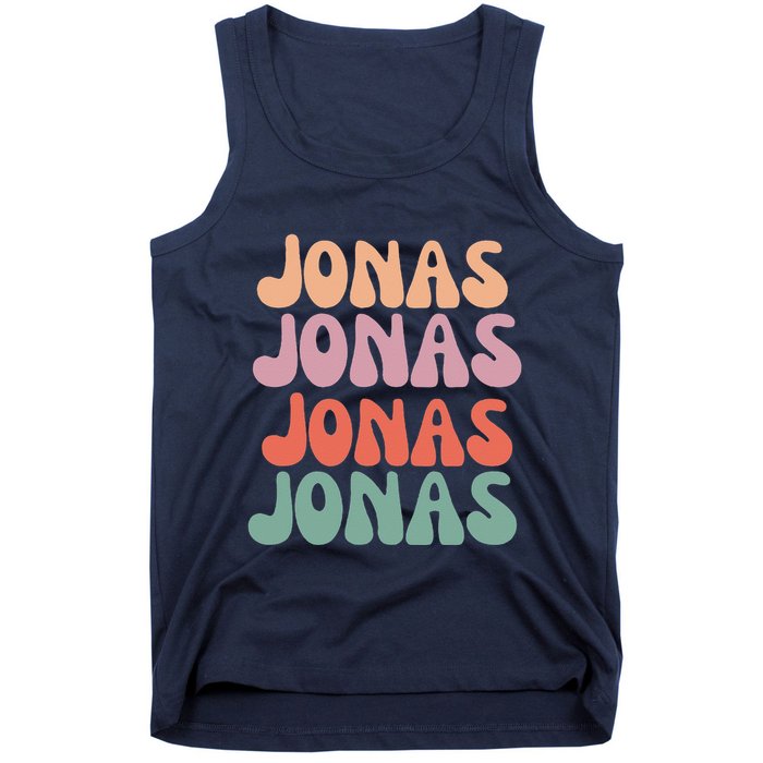 Funny Jonas Has First Given Name Is Pride Vintage Tank Top