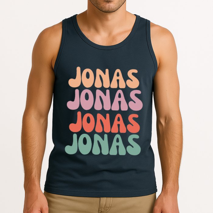 Funny Jonas Has First Given Name Is Pride Vintage Tank Top