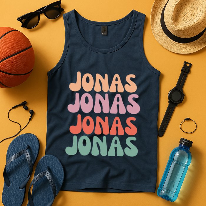 Funny Jonas Has First Given Name Is Pride Vintage Tank Top