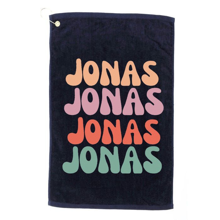 Funny Jonas Has First Given Name Is Pride Vintage Golf Towel