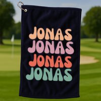 Funny Jonas Has First Given Name Is Pride Vintage Golf Towel