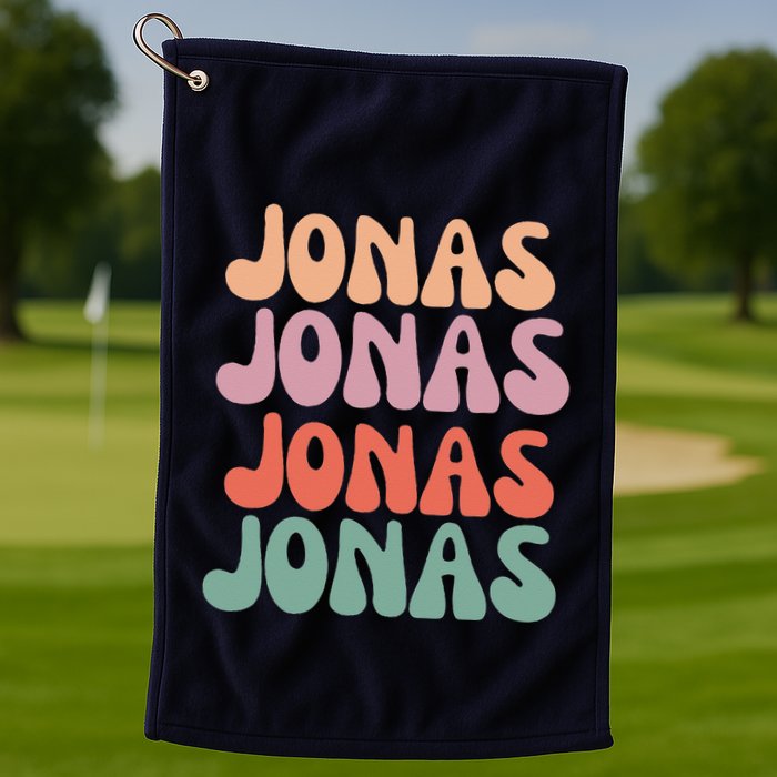 Funny Jonas Has First Given Name Is Pride Vintage Golf Towel
