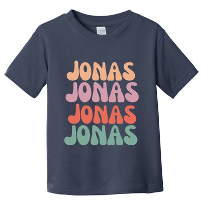 Funny Jonas Has First Given Name Is Pride Vintage Toddler T-Shirt