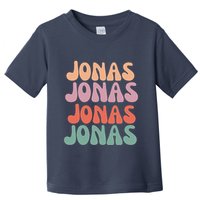 Funny Jonas Has First Given Name Is Pride Vintage Toddler T-Shirt